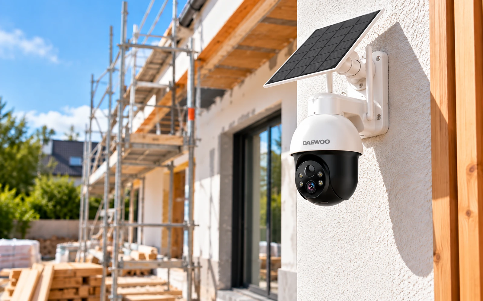 Centrale d’alarme Daewoo Security dans une maison rénovée