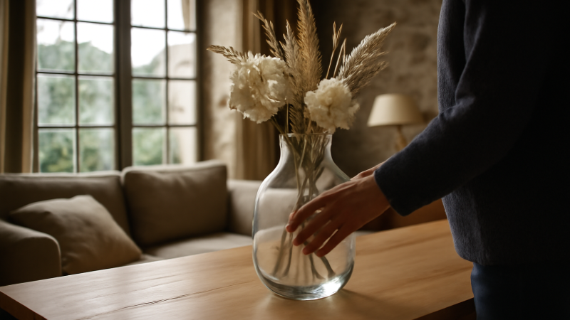 Idée déco vase transparent : 7 inspirations faciles