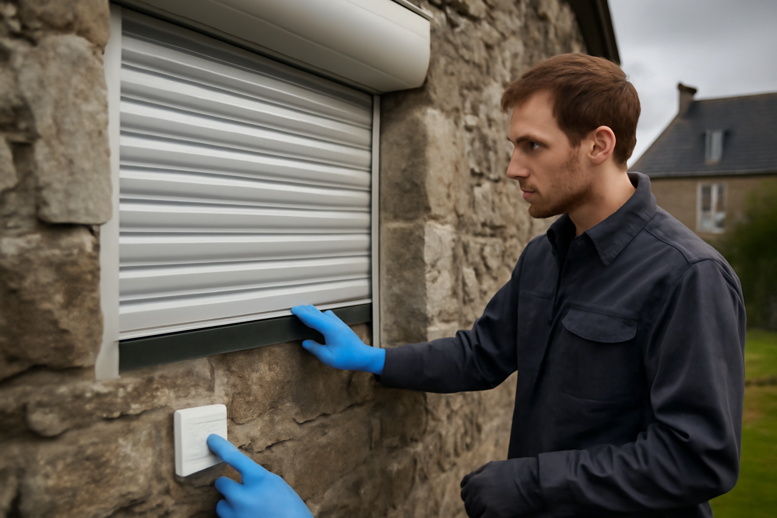 Moteur de volet roulant Somfy ne s'arrête plus : diagnostic sur volet en façade