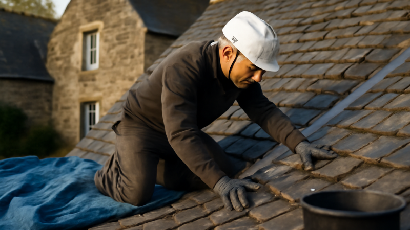 Réparation toiture fuite prix : devis fiables