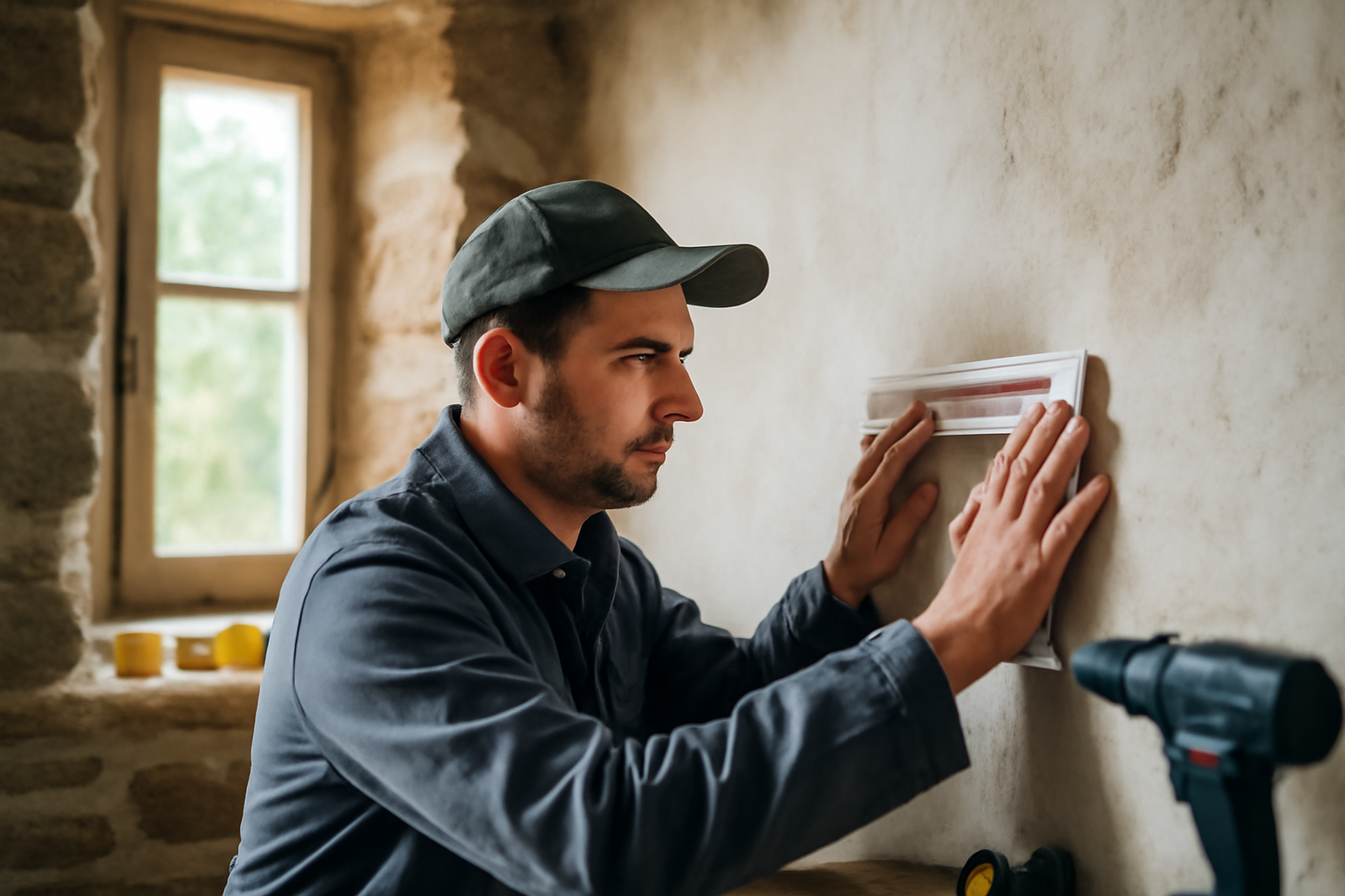 ventilation primaire entrée d'air mur intérieur maison