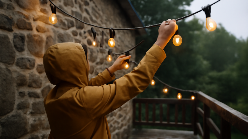 Guirlande style guinguette extérieure : comparatif