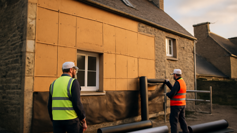 Isolation extérieur fibre de bois : guide de pose