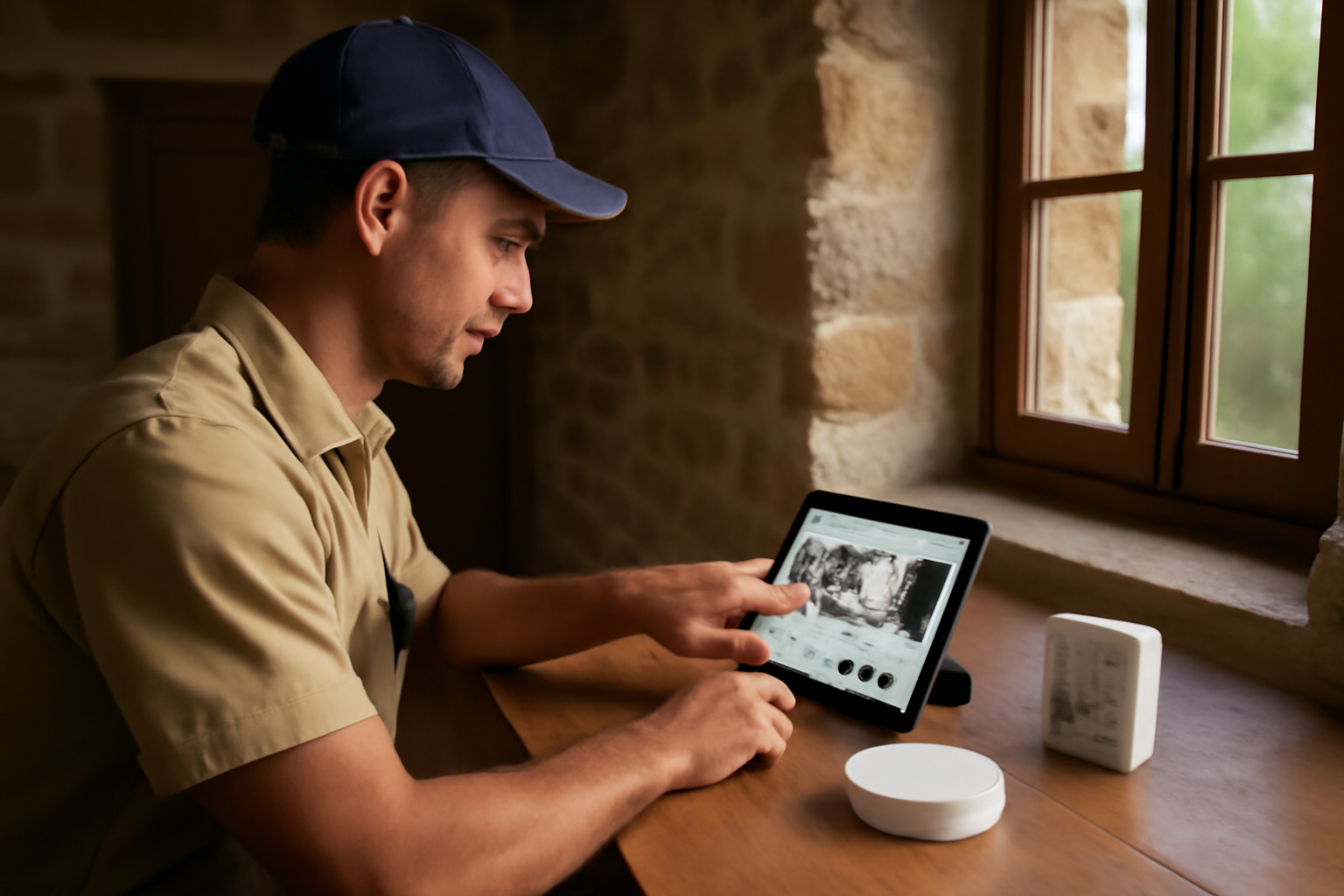 generationdomotique.com : navigation sur une tablette pour choisir des équipements domotiques