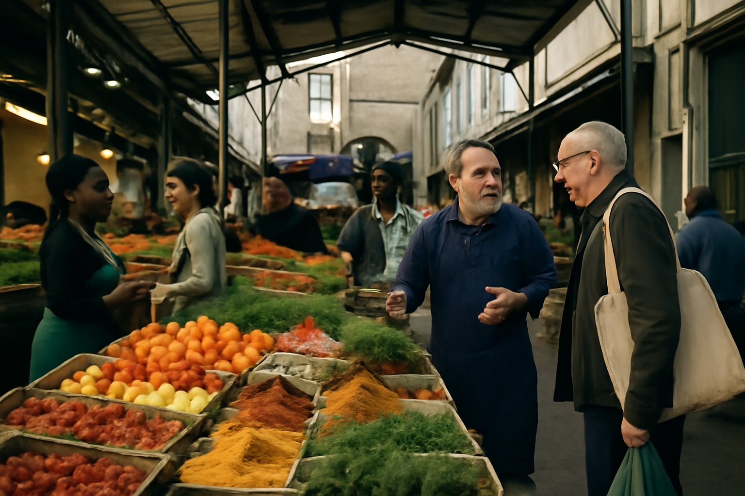 noailles marsiglia : marché animé et rues commerçantes du 1er arrondissement de Marseille