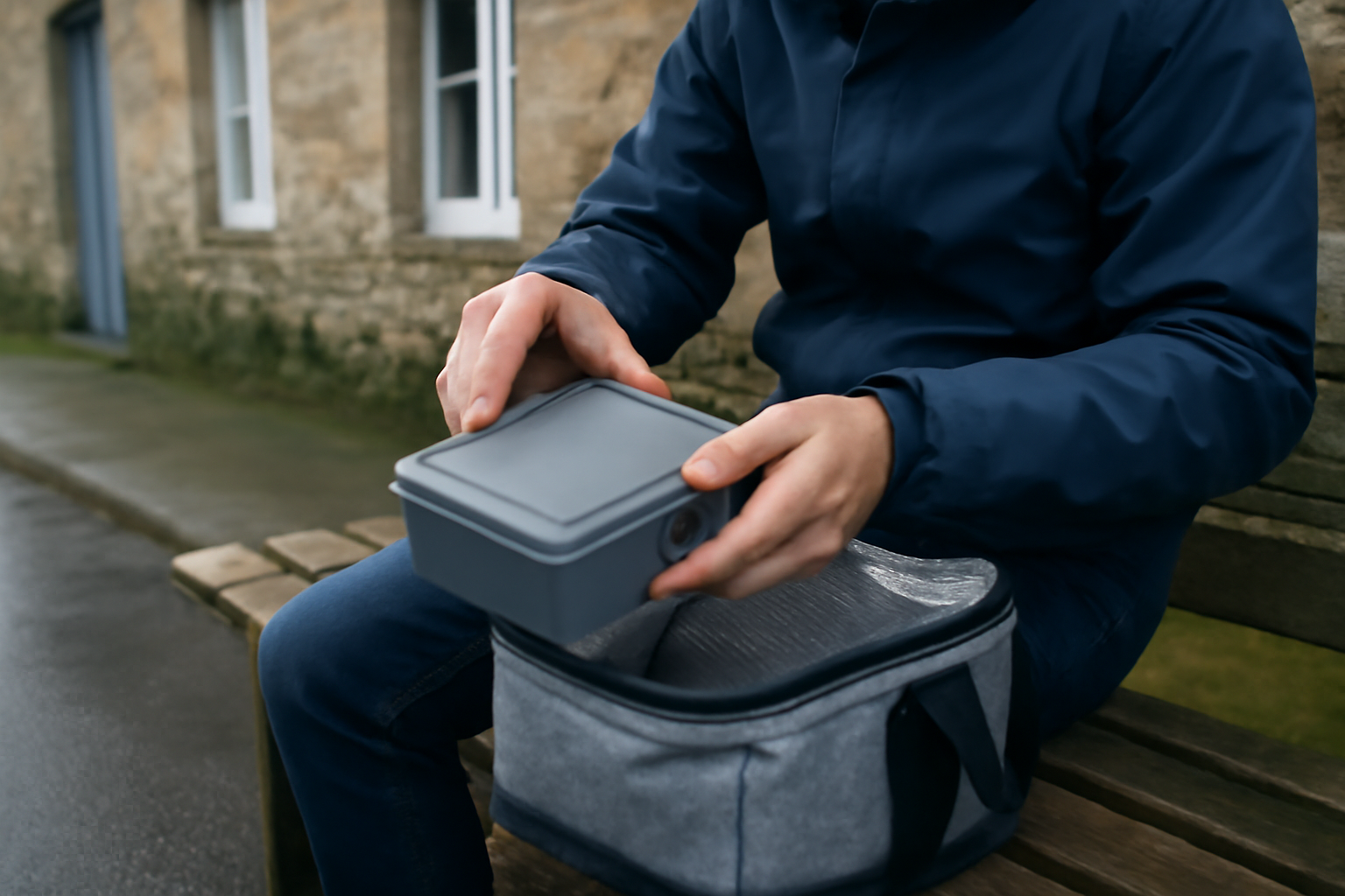boîte repas isotherme chaud longue durée avec couvercle verrouillé, repas chaud dans un sac