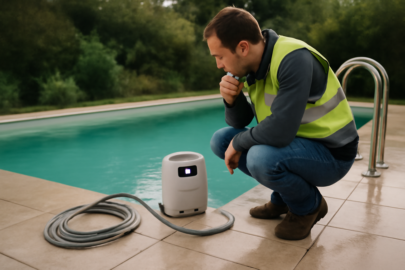 Robot piscine Zodiac : voyant « i » clignote