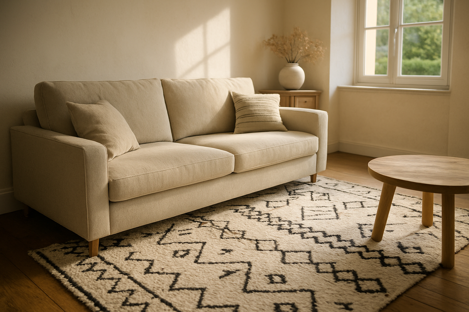 Tapis berbère blanc et noir : guide & styles